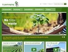 Tablet Screenshot of lcpackaging.ro