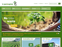 Tablet Screenshot of lcpackaging.ie